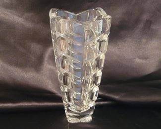 Lenox Ovation Hand Cut Crystal Vase, Poland