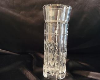 Large Vintage Crystal Ashtray, Yugoslavia, as is