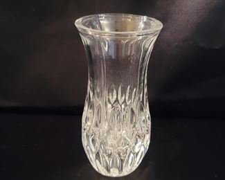 Small Crystal Vase stands just over 5.25in t