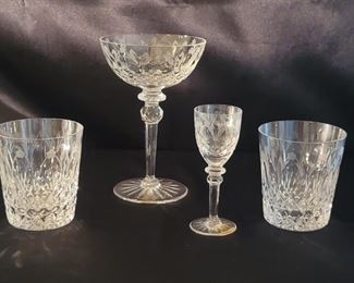 (4) Vintage Lead Crystal HandCrafted in Yugoslavia