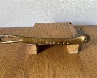 Vtg Ingento No 1 Paper Cutter Guillotine 6 1/2in