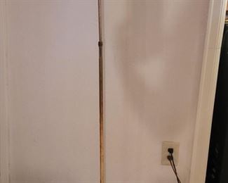 Brass Covered Floor Standing Reading Lamp