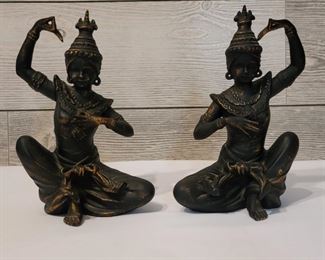 Pair of Lakhon Nai Thai Dancers