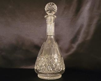 Vintage Lead Crystal Yugoslavian Decanter