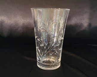 Large Crystal Vase