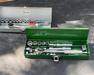 (2) Sears Socket Wrench Sets