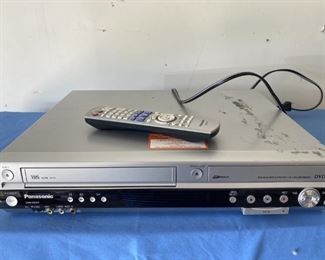 Panasonic Dual VHS/DVD Player with Remote