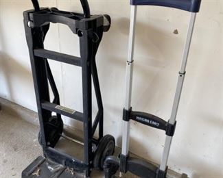 (2) Two Wheel Hand Cart Dollies