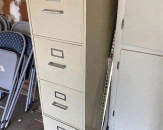 Vertical 4 Drawer Metal File Cabinet
