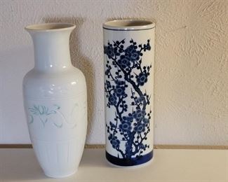 2 Pier One Ceramic Vases