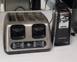 GE Toaster & a Hamilton Beach Can Opener