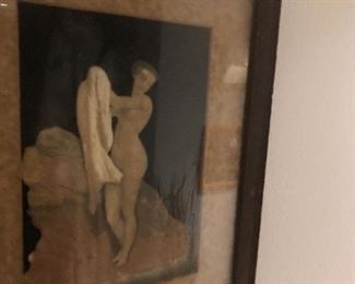 Antique 
   Needs repair of frame 