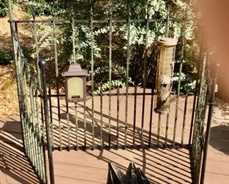 Wrought Iron Fence for Garden Area