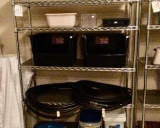 3 of these 6' Tall Stainless Steel Rolling Shelf Units