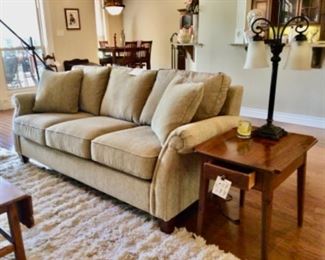 La-Z-Boy Sofa & another Ethan Allen End Table
