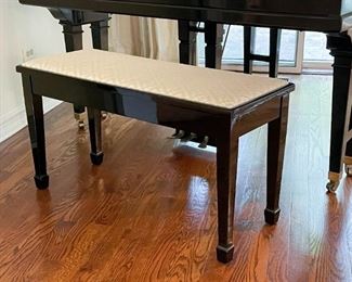 (view of piano bench)