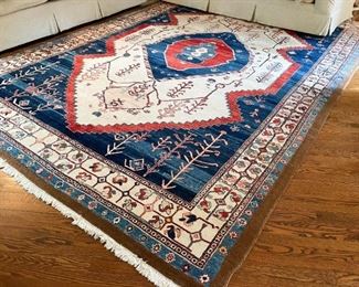 Large Turkish Azeri Area Rug
