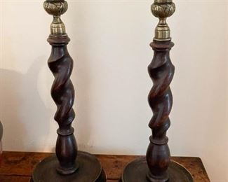 Tall Pair of Candlesticks