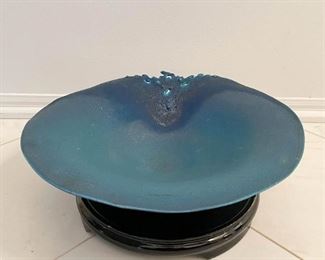 Art Pottery Centerpiece Bowl, Signed