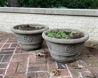 Concrete Garden Planters / Flower Pots