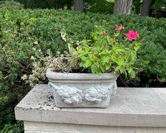 Concrete Garden Planter (there are a pair of these, 2 of 2)