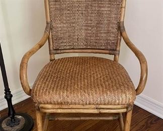 Wonderful Bamboo & Wicker Chair