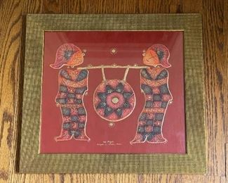 Framed Asian Artwork