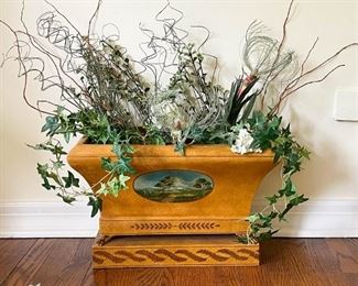 Home Decor - Planters with Faux Botanicals