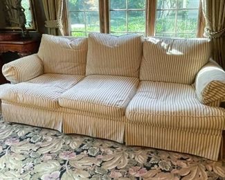 3-Seat Striped Sofa