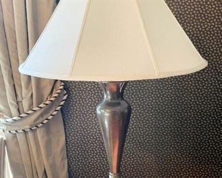 Art Deco Style Metal Table Lamp 