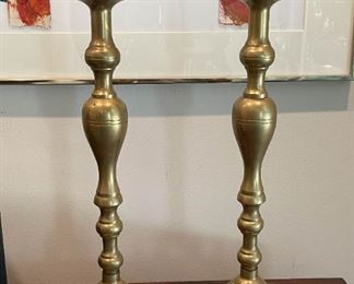 Tall Brass Candlesticks
