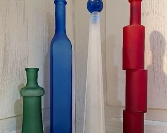 Colorful Glass Bottles