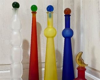 More Colorful Glass Bottles