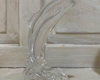 Waterford Crystal Dolphin Figurine