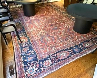 Antique 19th Century Persian Mahal Area Rug / Carpet