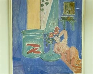 Framed Matisse Art Poster