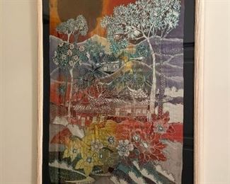 Framed Silk Scarf - Ms Kabul