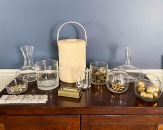 Barware, Ice Buckets, Decanters, Napkin Rings