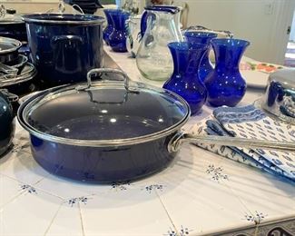 Blue Pots & Pans