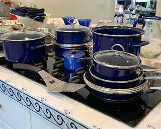 Blue Pots & Pans