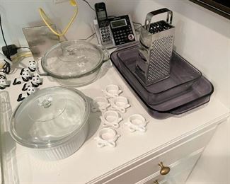 Casserole Dishes, Baking Dishes, Napkin Rings