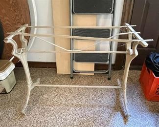 White Cast Iron Table Base