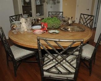 GARNER DINING ROOM TABLE & LIAN CHAIRS
