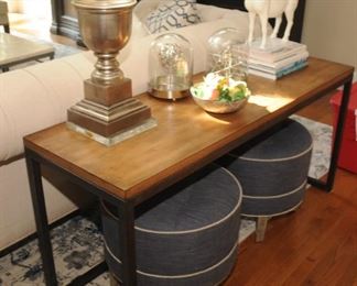 NASSAU OTTOMANS - ETHAN ALLEN LAMP