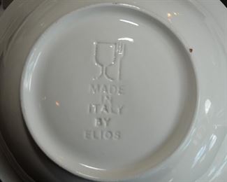 ELIOS ITALIAN CERAMIC PLATES
