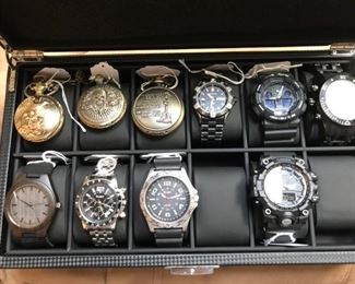 Pocket watches and wrist watches