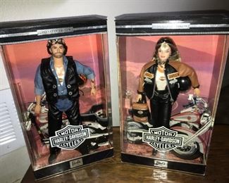 Harley-Davidson Ken and Barbie dolls.