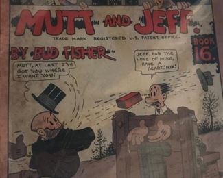 1930's Mutt and Jeff comic book.