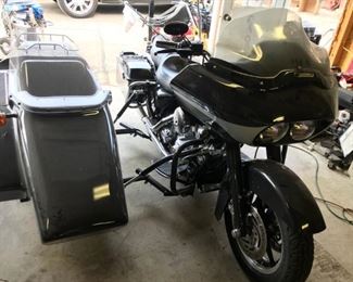 2004 Harley-Davidson Motorcycle with side car. NOTE: The Harley-Davidson Motorcycle and Side Car will not be offered at half price, nor will it be available through our regular "offer procedure."