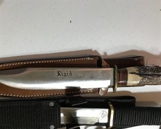 Two Rigid brand knives.